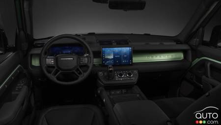 Land Rover Defender 2023, édition 75 Years, intérieur